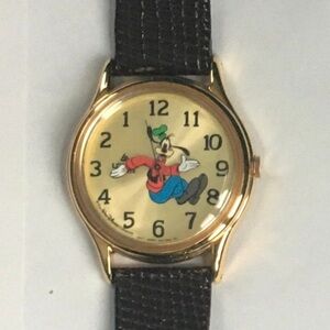 Disney Gold and brown RARE Watch